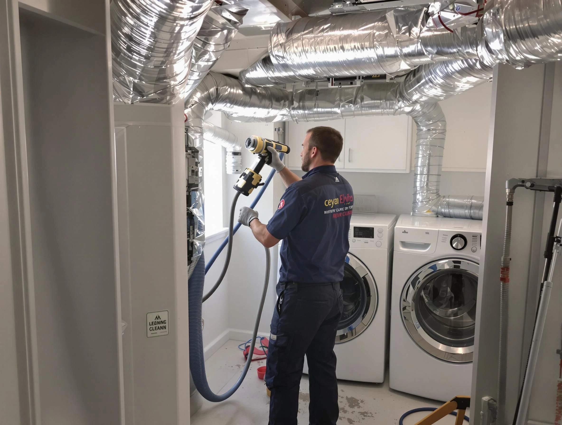 Citrus Park Dryer Vent Cleaning specialist using advanced equipment for thorough duct cleaning in Citrus Park