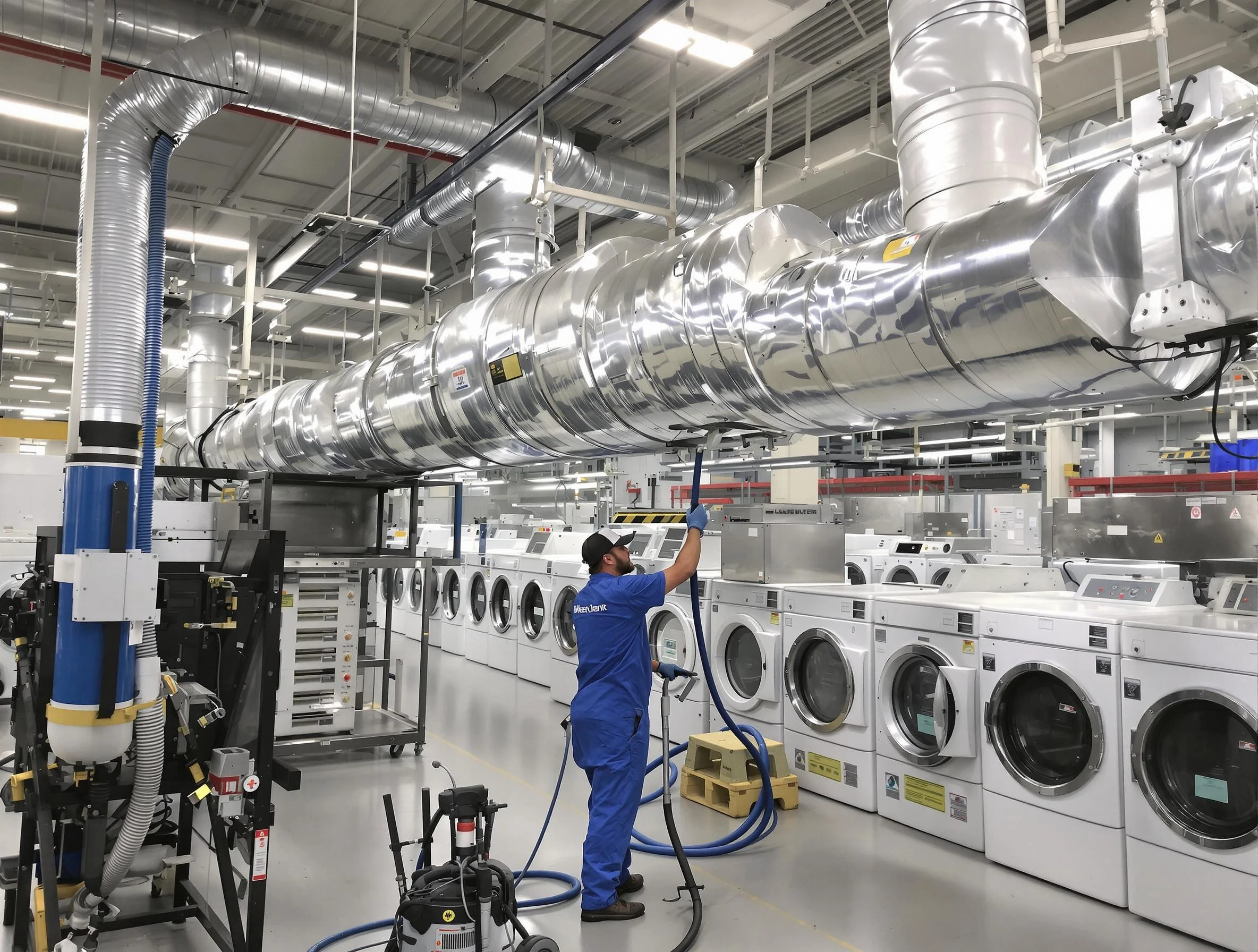 Citrus Park Dryer Vent Cleaning team performing heavy-duty industrial dryer vent cleaning in Citrus Park